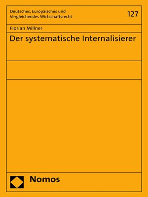 cover image of Der systematische Internalisierer